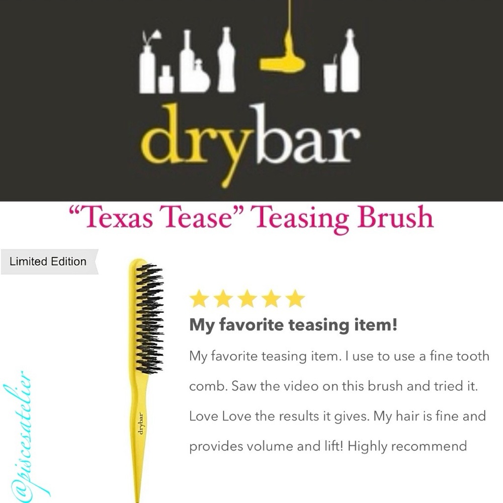 Drybar Limited Edition Texas Tease Teasing Brush - Picture 7 of 11